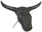Black Steer Head