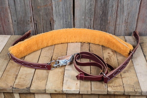 Beastmaster Leather Double Buckle Bucking Horse Flank