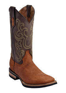 Ferrini Men's Maverick Brown Rubber Sole S-Toe