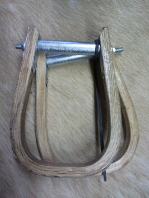 Beastmaster Wood Saddle Bronc Stirrups