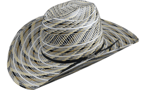 American Hat Co 5600 Fancy Vent Fancy Weave Straw Hat - Multi Color