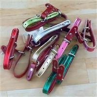 Assorted Junior Metallic Bull Riding Spur Straps