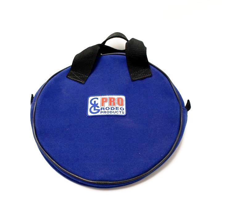 Bull Rope Bag Canvas Round Blue