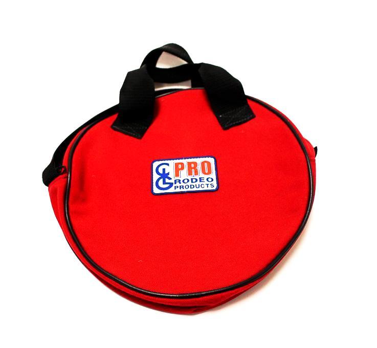 Bull Rope Bag Canvas Round Red