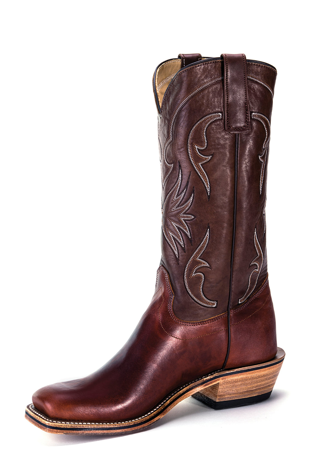 Olathe Adult Boots - CB6 Vamp Classic Cowboy Chocolate