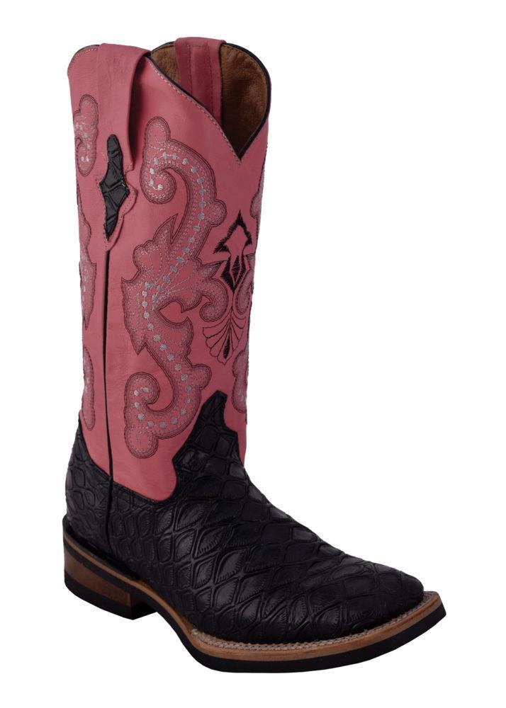 Ferrini Ladies Anteater Print Black Rubber Sole S-Toe