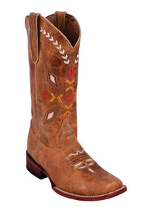 Ferrini Ladies Autumn Antique Saddle Tan S-Toe