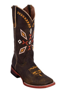 Ferrini Ladies Autumn Distressed Brown S-Toe