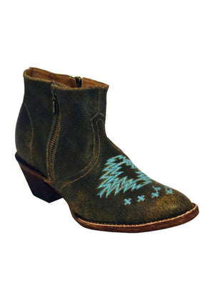 Ferrini Ladies Bootie Dark Chocolate R-Toe