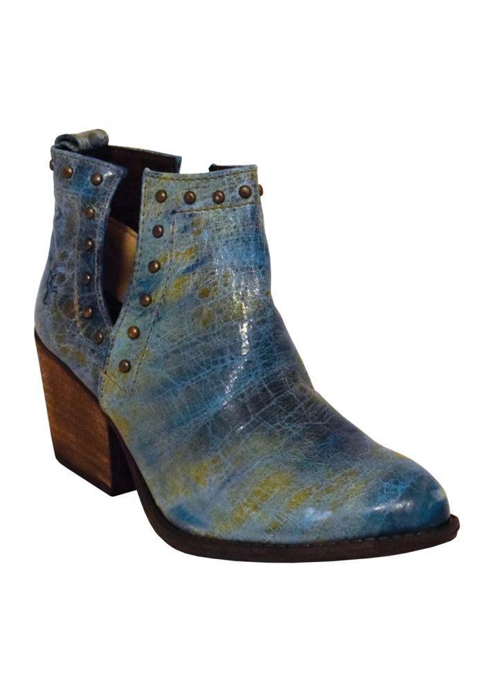 Ferrini Ladies Bootie Turquoise R-Toe