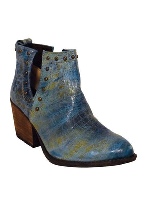 Ferrini Ladies Bootie Turquoise R-Toe