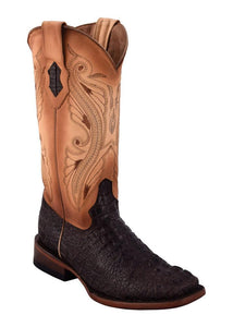Ferrini Ladies Caiman Print Nicotine S-Toe