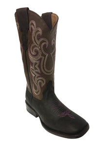 Ferrini Ladies Cowhide Black S-Toe