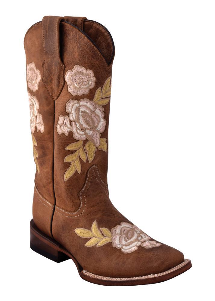 Ferrini Ladies La Flor Light Brown S-Toe