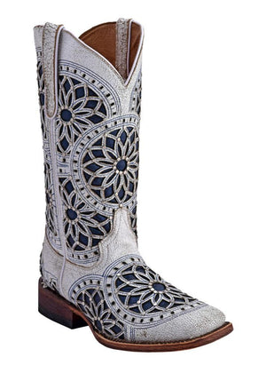 Ferrini Ladies Mandala White S-Toe