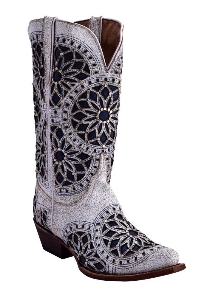 Ferrini Ladies Mandala White V-Toe