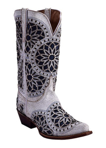 Ferrini Ladies Mandala White V-Toe