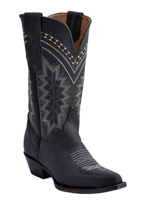 Ferrini Ladies Navajo Black V-Toe