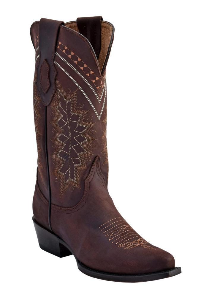 Ferrini Ladies Navajo Chocolate V-Toe