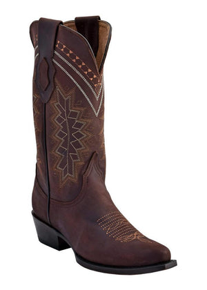 Ferrini Ladies Navajo Chocolate V-Toe