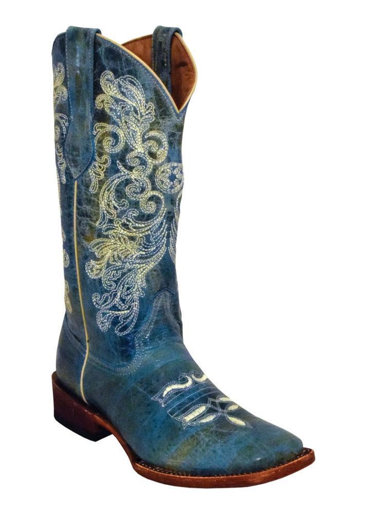 Ferrini Ladies Southern Charm Turquoise S-Toe