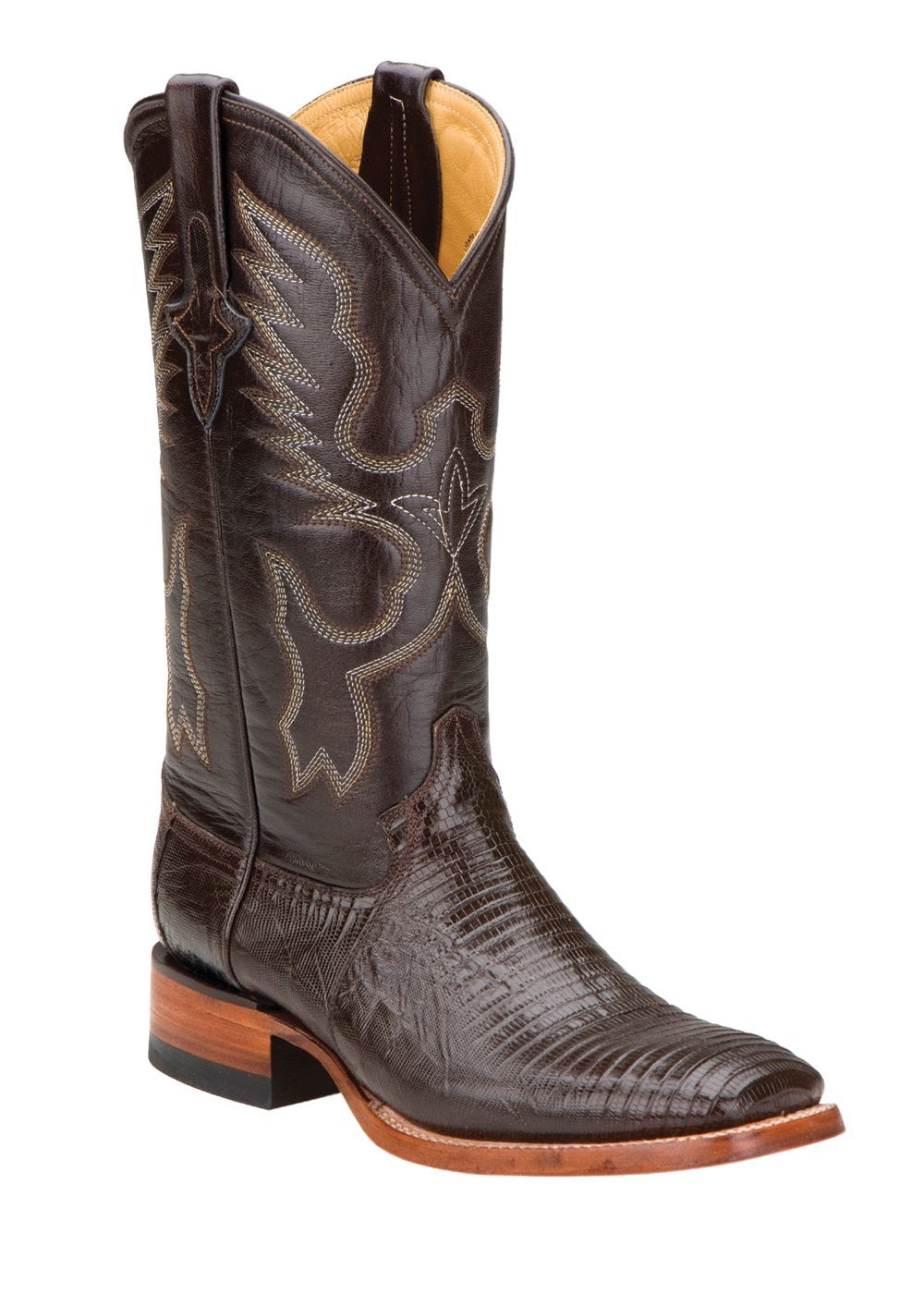 Ferrini Ladies Teju Lizard Chocolate S-Toe