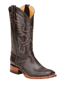 Ferrini Ladies Teju Lizard Chocolate S-Toe