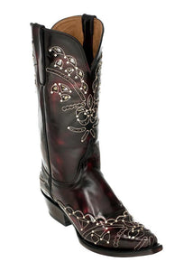 Ferrini Ladies Wild Diva Black Cherry V-Toe