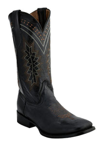 Ferrini Men's Apache Black S-Toe