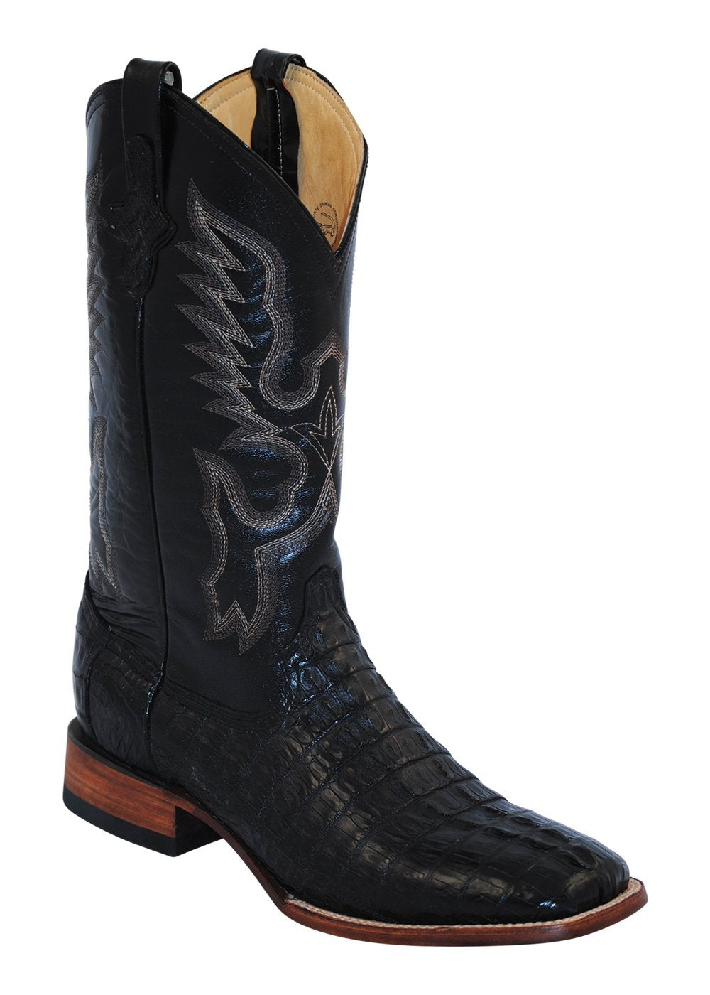 Ferrini Men's Caiman Body Black S-Toe