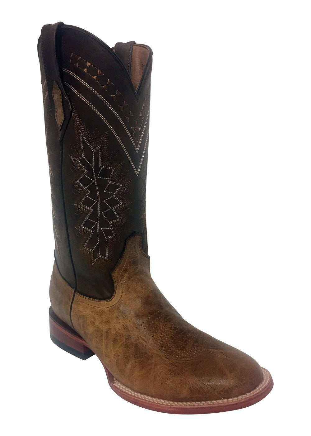 Ferrini Men's Kangaroo Antique Saddle Tan F-Toe