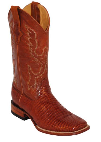 Ferrini Men's Teju Lizard Peanut S-Toe
