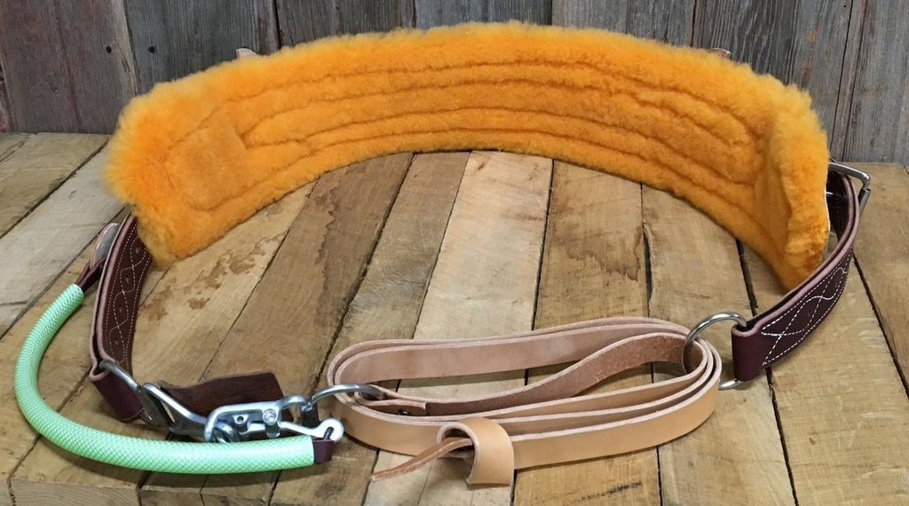 Beastmaster Ultimate Leather Double Buckle Bucking Horse Flank