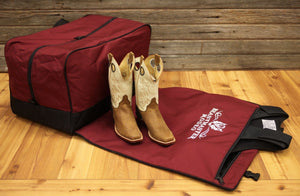 Open Burgundy Beastmaster Rodeo Gear Bag