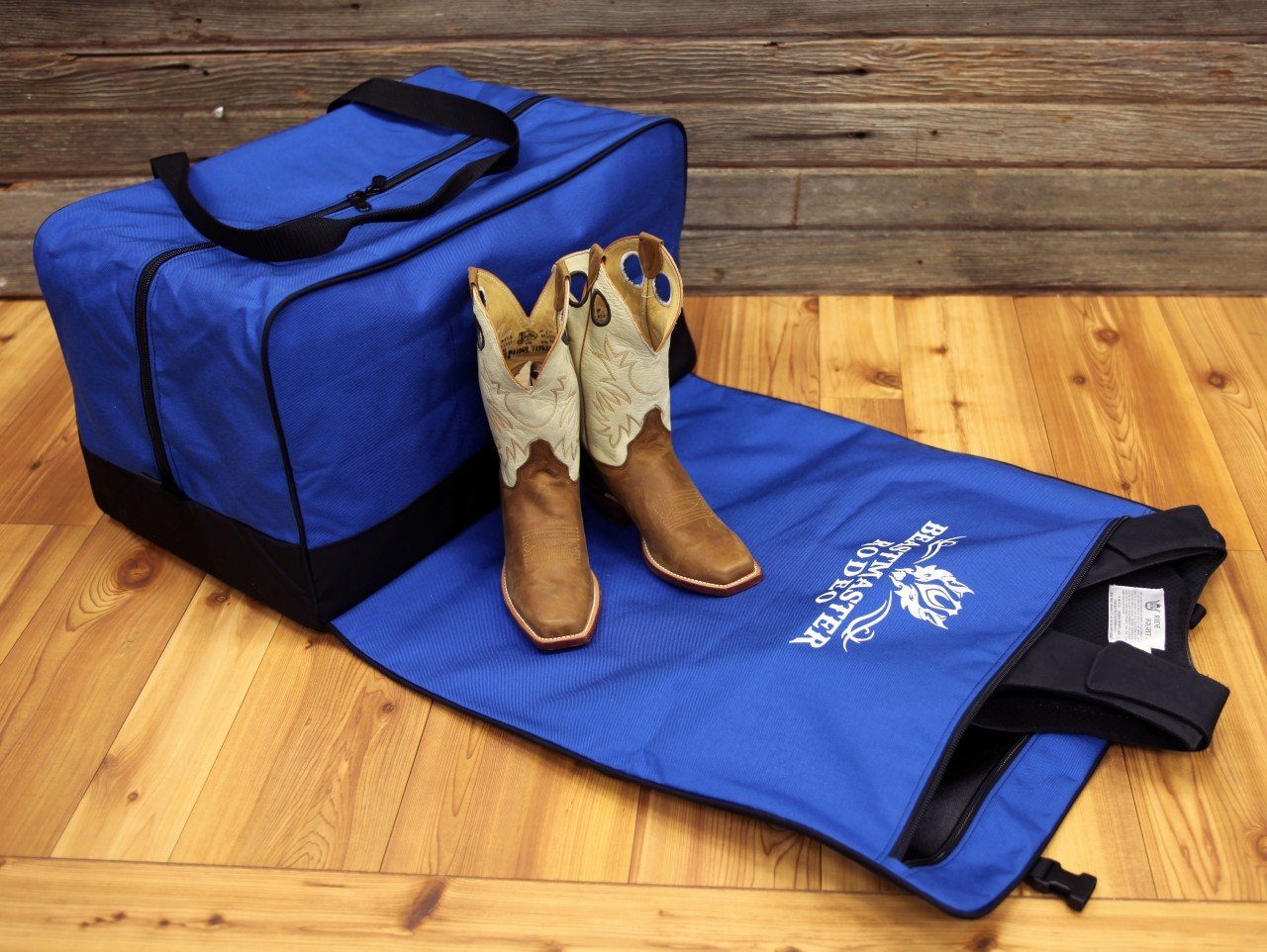 Open Royal Blue Beastmaster Rodeo Gear Bag