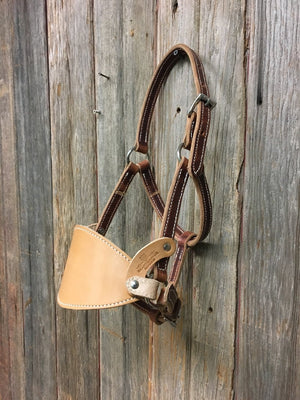 Beastmaster Mini Bareback Leather Halter