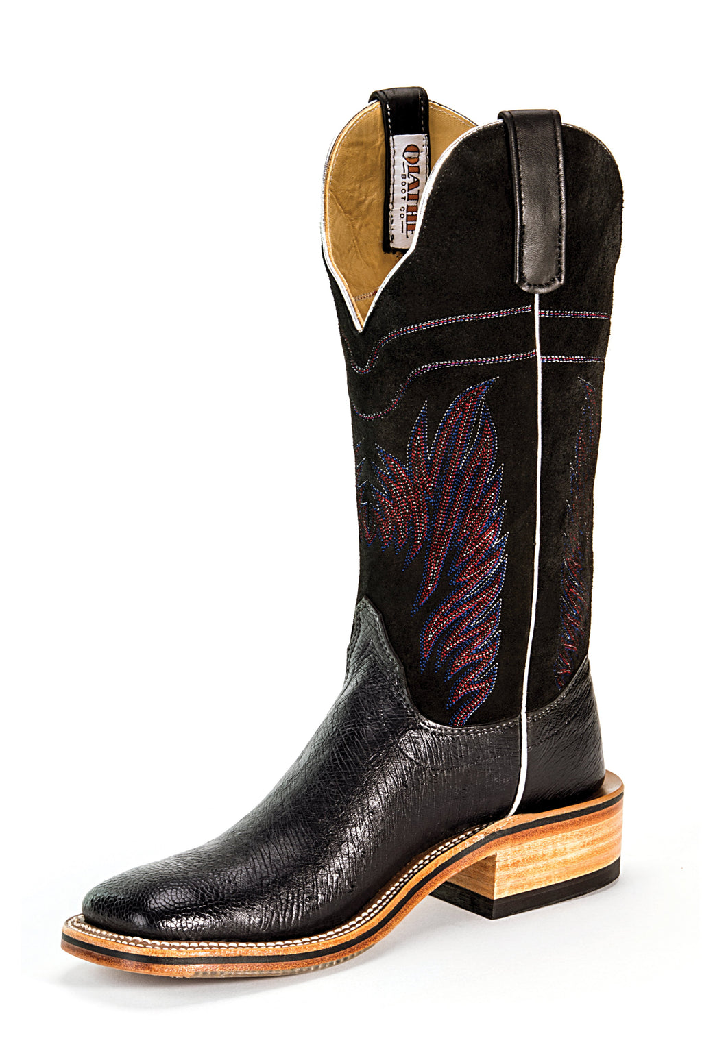 Olathe Adult Boots -LB3 Vamp Black with Soft Black Top