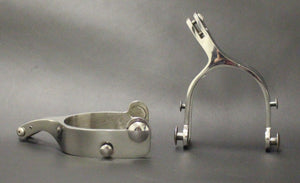 Custom Stainless Steel Bull Riding Spurs