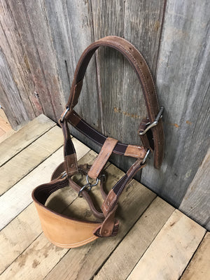 Leather Latigo Bronc Halter